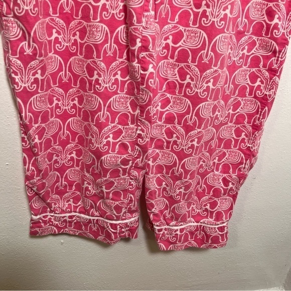 Crown & Ivy Pajama Pants PInk White Elephants - Picture 6 of 11